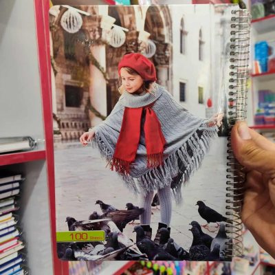 دفتر 100 برگ جلد سخت عرش