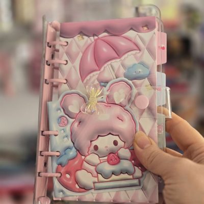 کلاسور 6 حلقه شفاف