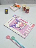 دفتر 60 برگ مجلد استیکر دار کورومی