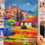 دفتر 100 برگ جلد سخت