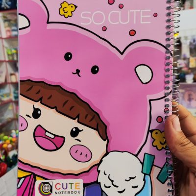 دفتر 80 برگ فنری سری دختر