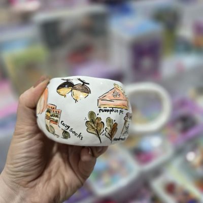 ماگ سرامیکی پاییزی کوتاه