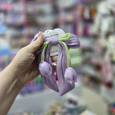 گیره مو طرح گل