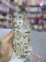 استیکر دو برگی دختر