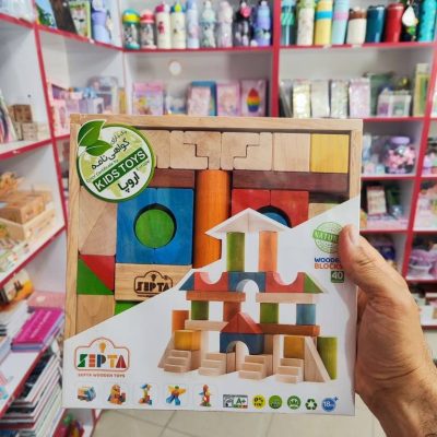 بریکس چوبی 40 قطعه سپتا