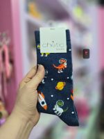 جوراب ساق‌دار فانتزی طرح‌دار chetic socks - Image 19