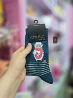 جوراب ساق‌دار فانتزی طرح‌دار chetic socks - Image 14