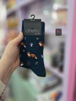 جوراب ساق‌دار فانتزی طرح‌دار chetic socks - Image 2